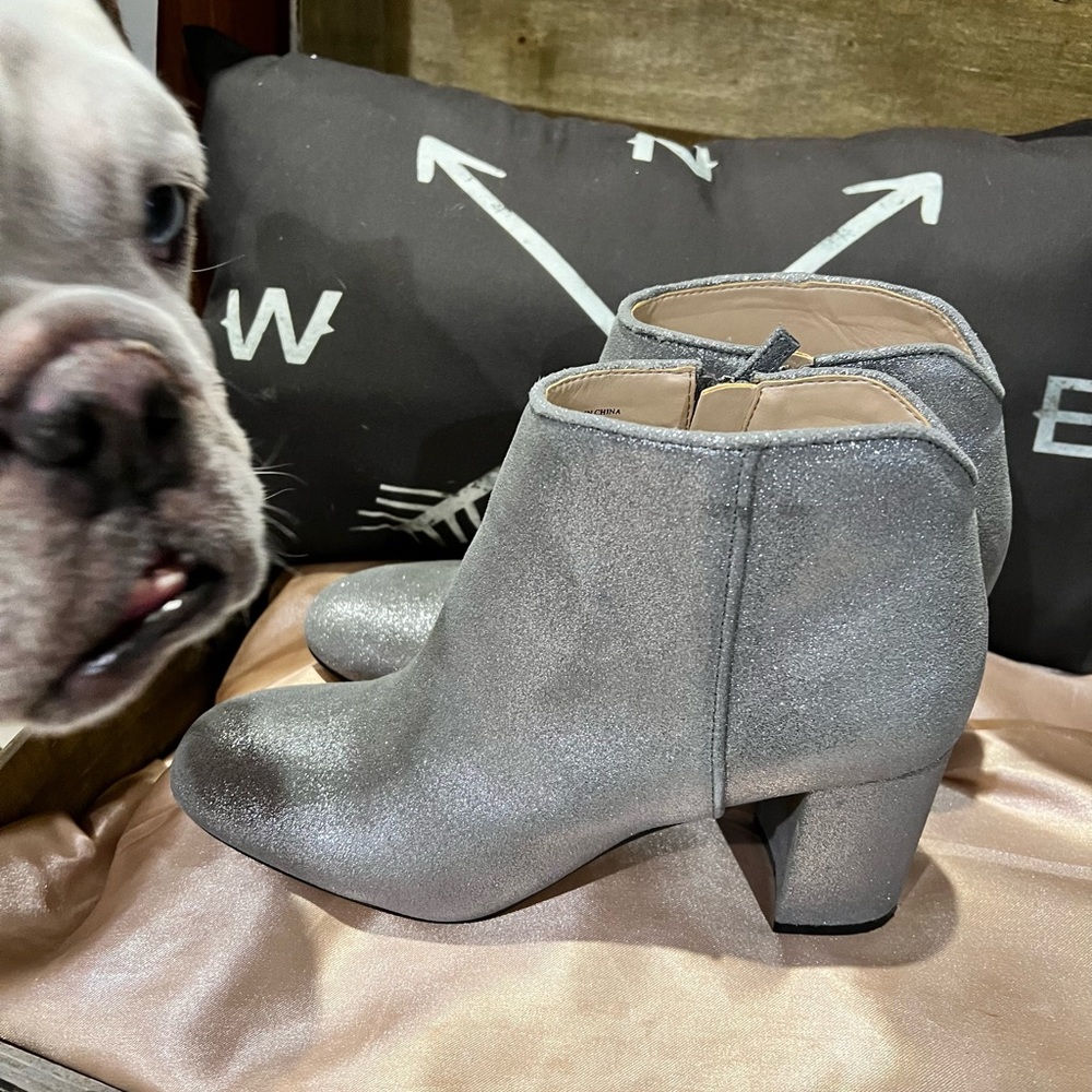 WHBM silver booties - Picture 3 of 8